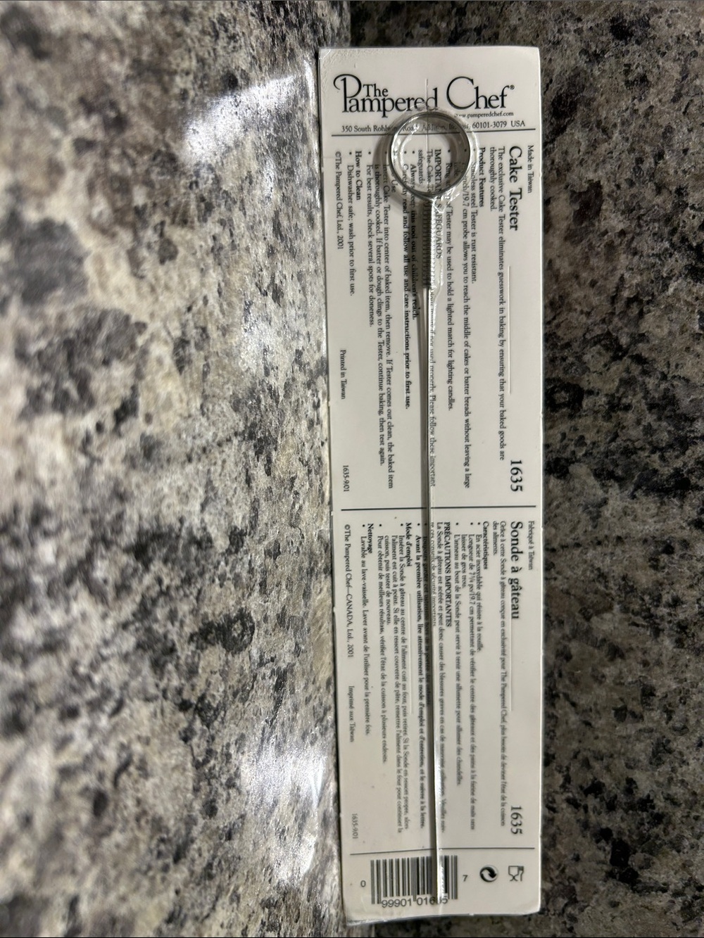 The Pampered Chef Stainless Steel Cake Tester - Silver